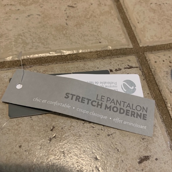 NWT Reitmans Grey Slim-Fit Pants - Size 7 - Picture 3 of 7